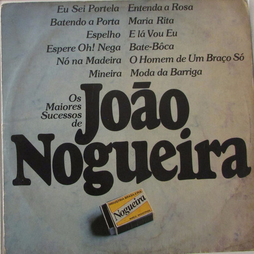 Lp João Nogueira - Os Maiores Sucessos De João Noguera - Emi