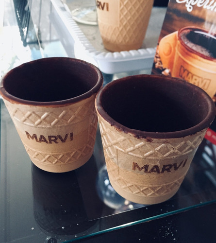 Imagem 2 de 4 de Casquinha Cup 50ml Cafes Marvi Cx 60 Unidades