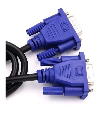Imagen 2 de 3 de Cable Vga Macho Macho Vga 1,5 Metros