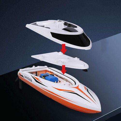 Barco De Control Remoto Alta Velocidad Regalo Navidad