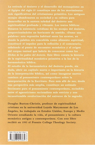 La Palabra En El Desierto - Douglas Burton-christie Siruela