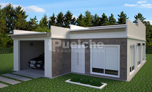 Amplia Casa A Construir, Estilo Minimalista (modelo Llanka) - 3 Ambientes/2 Baños - Totalmente En Ladrillos Y Hormigón - No Son Prefabricadas