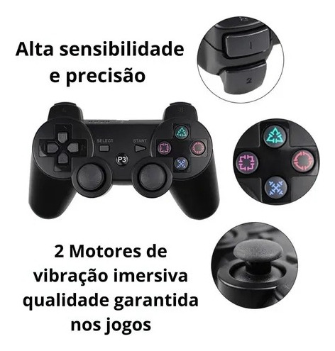 Control Genérico Bluetooth Ps3 Inalámbrico Multicolor