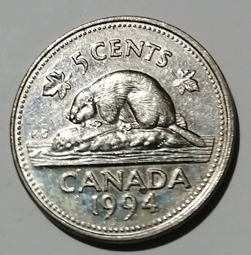 #79 5 Centavos De Dólar Canadá 1994