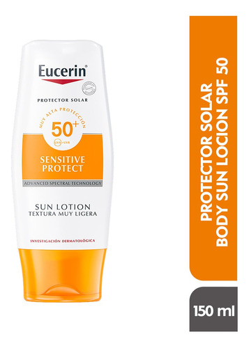 Protector Solar Eucerin Sun Lotion Textura Ligera Fps50 X 15