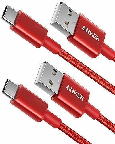 Cable Usb Tipo C, Cable Anker [paquete De 2 Pies] Nylon Prem