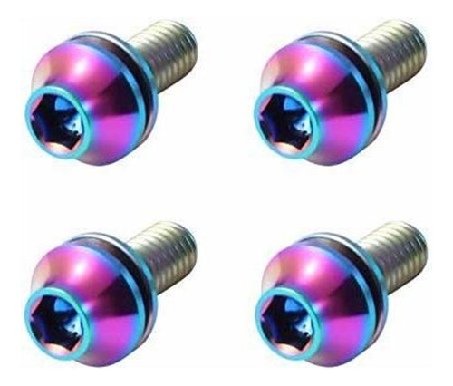 Portabotellas - Corki Titanium Bike Screw M5 X 12mm With Was