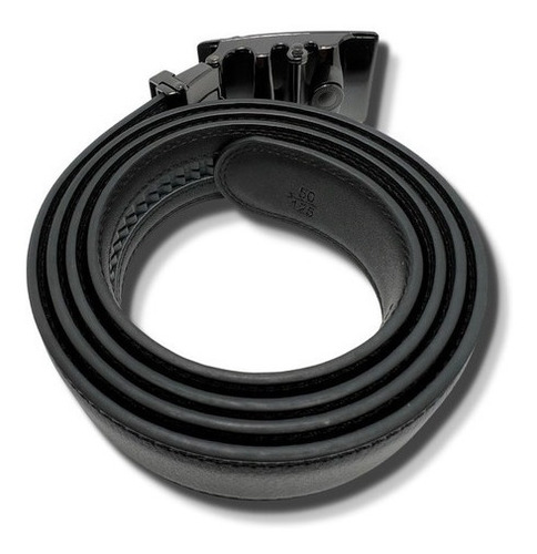 Imagen 2 de 10 de Cinturón Correa Hebilla Automática De Cuero Para Hombres
