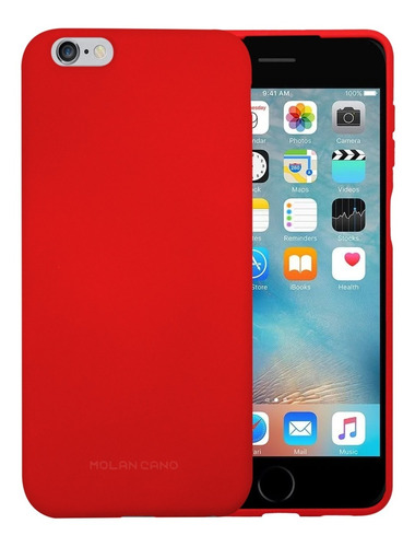 Funda Case Para iPhone 6 Plus Silicon Suave Mate Molan Cano