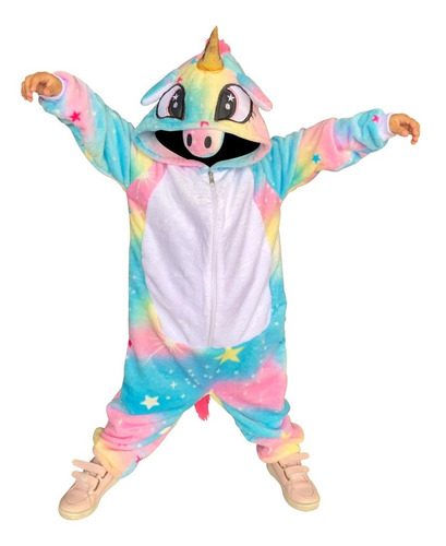 Pijamas Térmicas Unicornios Enterizas Adulto