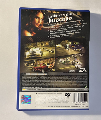 Need For Speed: Most Wanted Ps2 Pal Original Castellano