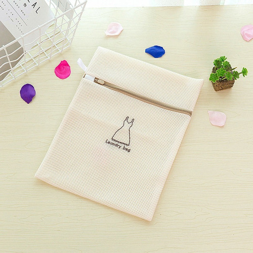 Set Bolsa Lavado Ropa Delicada Malla Lavandería