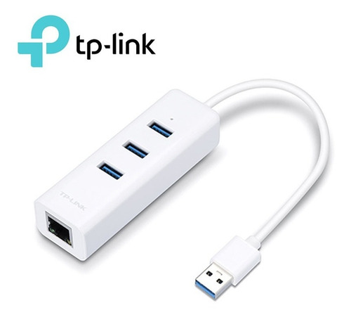 Adaptador Tp-link Usb 3.0 A Lan Gigabit + Hub 3 Puertos Usb