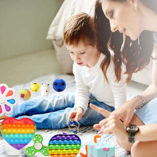 Set 35 Fidget Toy Juguete Sensorial Anti Estrés Para Niños