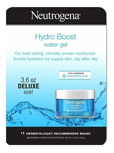 Neutrogena Hydro Boost Gel Facial Con Acido Hialuironic 102g