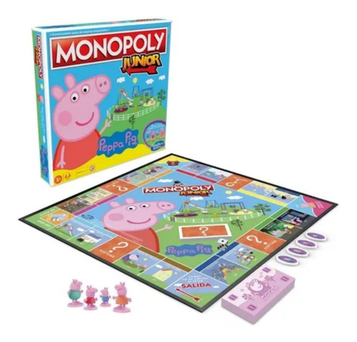 Monopoly Junior Peppa Pig Juego De Mesa  Hasbro