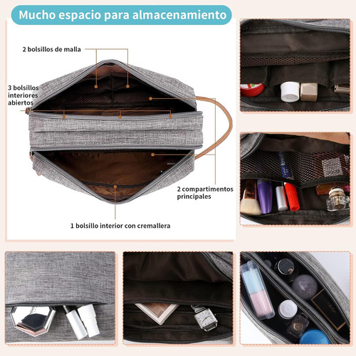 Neceser Hombre Maquillaje Neceser Viaje Resistente Al Agua