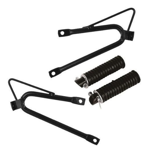 Suporte Pedal Garupa + Pedaleiras Traseiras Xr 250 Tornado