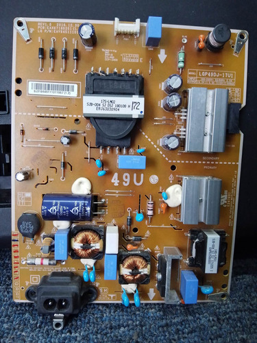 Fuente De Poder Tv LG 43lj5500 Pcb:eax6 7189 201 (1. 6)