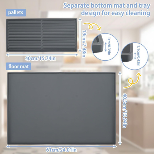 Tapete Para Bar, Tapete Para Bar De Cocina 24 X 16 Pulgadas