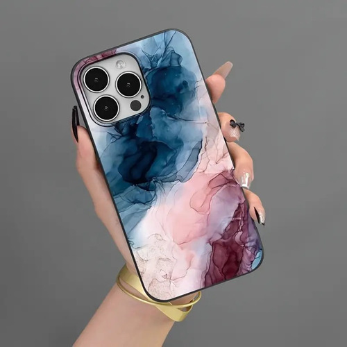 Carcasa Funda A Prueba De Golpes Para iPhone Diseño Marmol