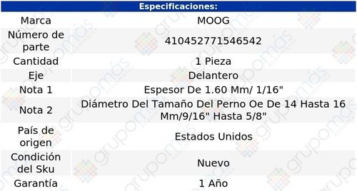 Laina Ajuste Caster/camber Del C30 Pickup 67 Al 74 Moog