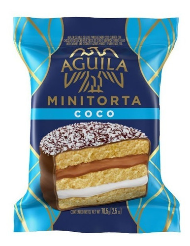  Alfajor Triple Aguila Coco X 10unidades - En Golosinar