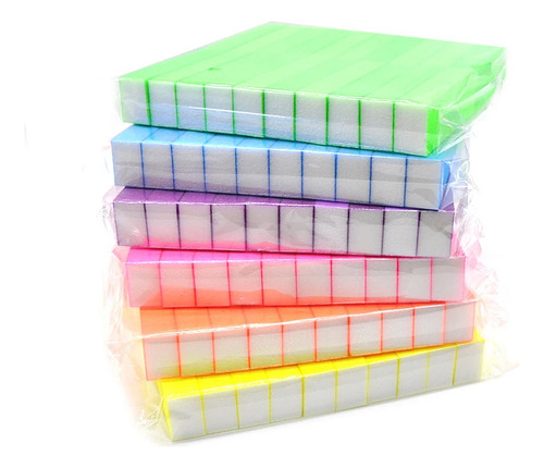 Pack Limas Block Buffer Neón 10 Und