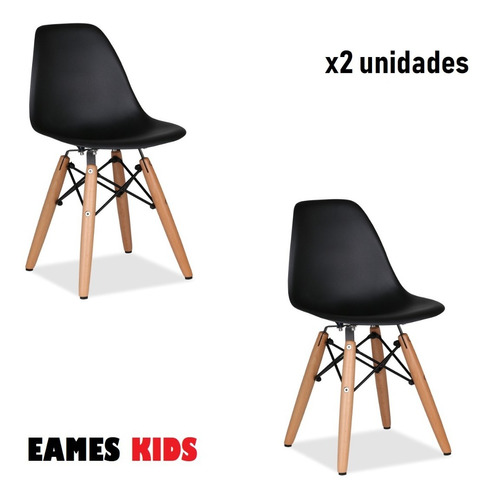 Silla Eames Kids Infantil Niños Chicos X2u - Envio Gratis! 