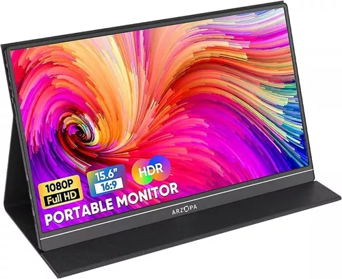 Zscmalls Monitor Portatil Pantalla De Computadora Full Hd D