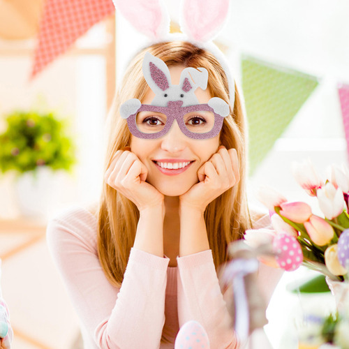 Anteojos De Conejo De Pascua Para Niños, Fiesta De Pascua, C