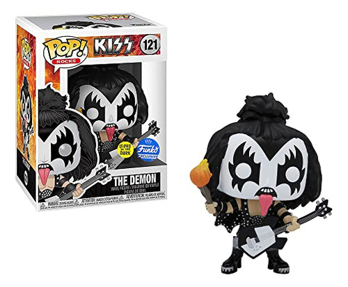 ¡funko Pop! Coleccionable Kiss The Demon Que Brilla En La Os