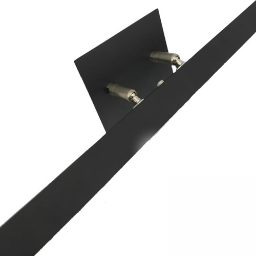Aplique De Pared Led Para Espejo. 94cm Alta Potencia Negro. Luz Neutra