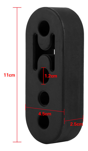 Soportes De Montaje De Tubo De Escape De Goma Universal Para
