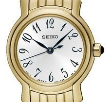 Imagen 3 de 10 de Reloj Seiko Sxgp64 Mujer Dorado Garantia Oficial