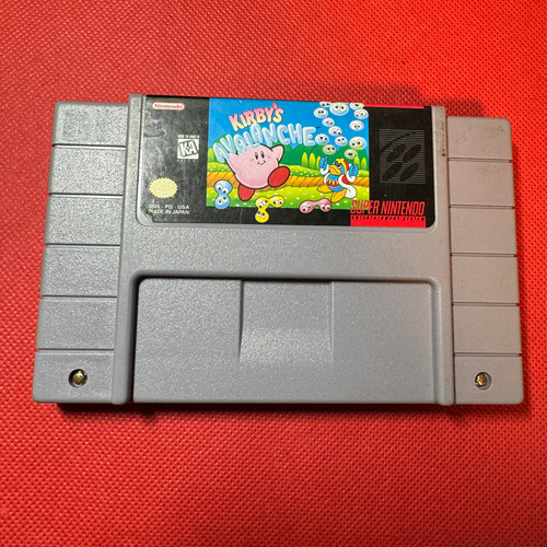 Kirby's Avalanche Super Nintendo Snes Original  A