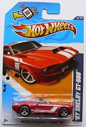 Carro De Juguete, shelby/rojo Oscuro, Marca Pyle