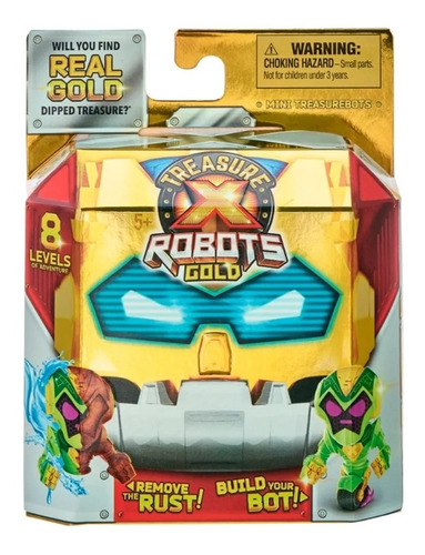 Figura Sorpresa Treasure X Robots Gold Surtido Coleccionable