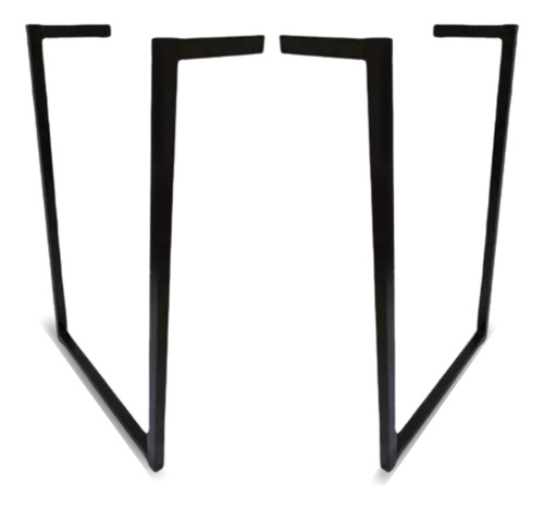 Pé Mesa Base Industrial L Altura 75 Cm Escrivaninha Angular