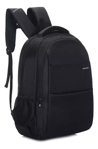Mochila Porta Notebook Ejecutiva Reforzada Elegante Premium Color Negro | Modelo 15858 | Travel Tech