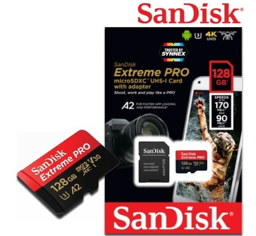 Microsd Sandisk Extreme Pro 128gb