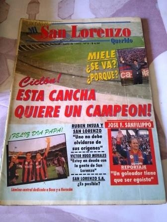 Mi San Lorenzo Querido Edicion Mensual  6 Junio 1993