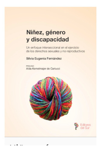 Niñez, Género Y Discapacidad, De Silvia Eugenia Fernández. Editorial Editores Del Sur, Tapa Blanda En Español, 2023