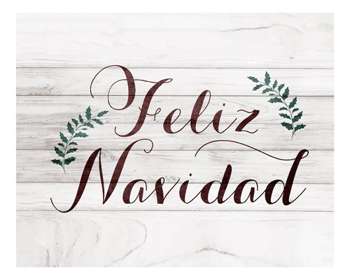 Feliz Navidad- Feliz Navidad Holiday Sign Rustic Sign, Arte