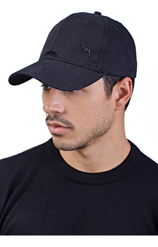 Gorra Básica Negra, Hombre. Bravo Jeans. Talle U