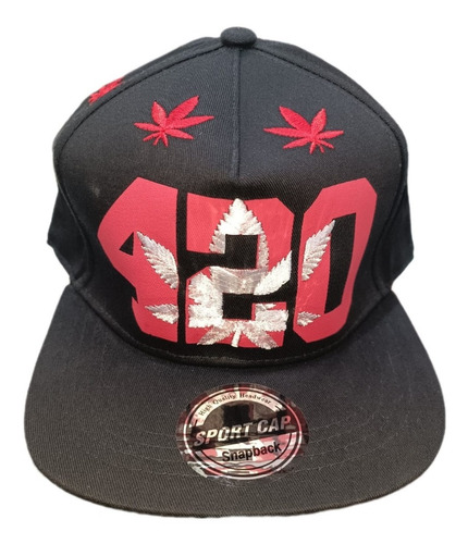 Jockey Snapback Marihuana 420 Colores A Elegir