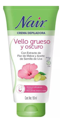 Crema Depilatoria Nair Vello Grueso Y Oscuro 150 Ml