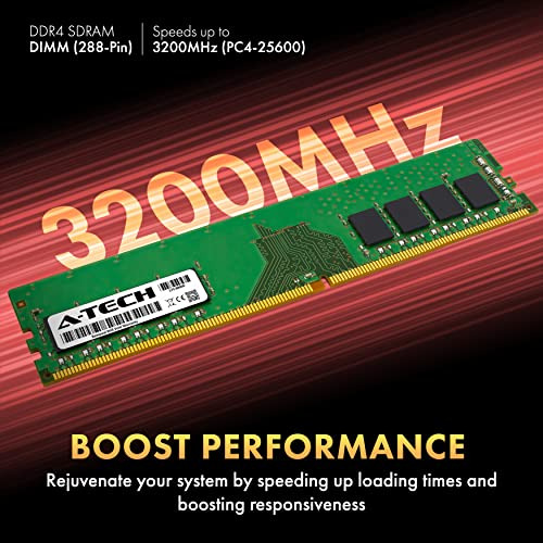 A-tech 8 Gb Ddr4 3200 Mhz Udimm Pc4-25600 (pc4-3200aa) Cl22