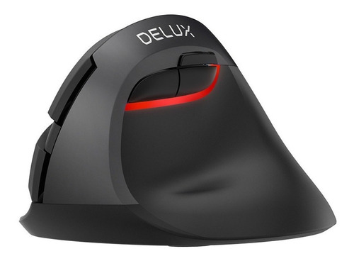 Imagen 1 de 3 de Mouse vertical Delux  M618mini GX FCT3065 black