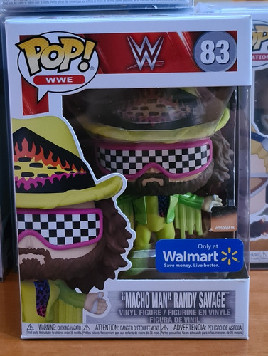 Funko Pop Macho Man Randy Savage 83 Walmart. 